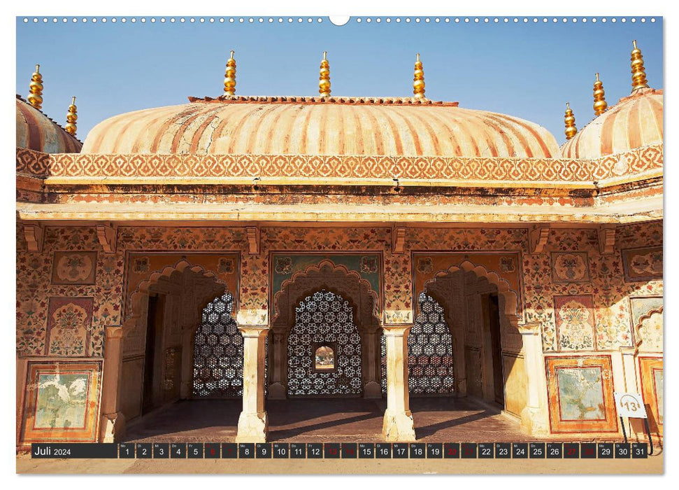 Indiens Tempel und Paläste (CALVENDO Premium Wandkalender 2024)