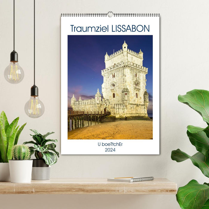 Traumziel LISSABON (CALVENDO Wandkalender 2024)