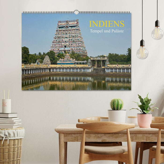 Indiens Tempel und Paläste (CALVENDO Wandkalender 2024)