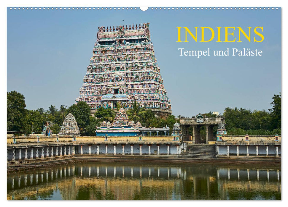 Indiens Tempel und Paläste (CALVENDO Wandkalender 2024)