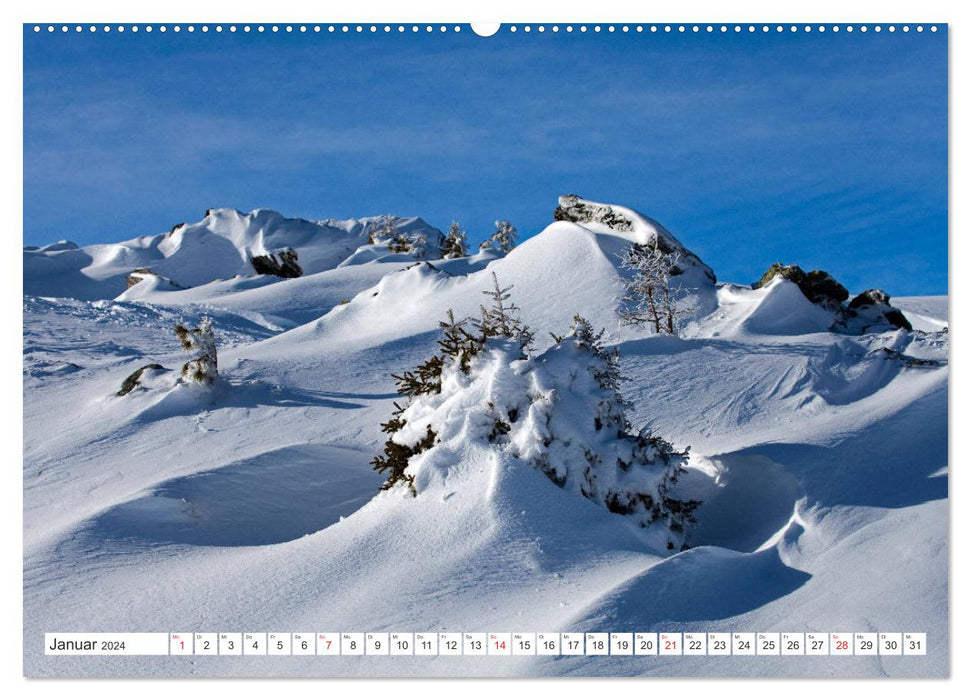 Mariapfarr & Weißpriach (CALVENDO Premium Wandkalender 2024)