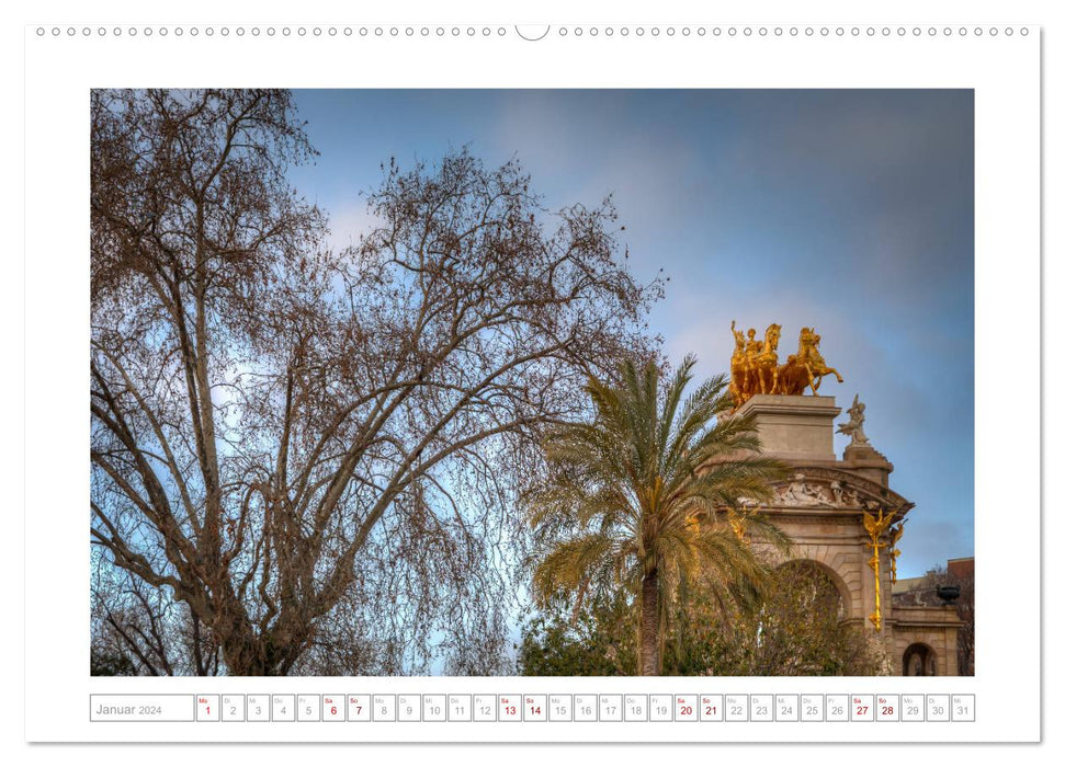 Barcelona: Hauptstadt Kataloniens (CALVENDO Premium Wandkalender 2024)