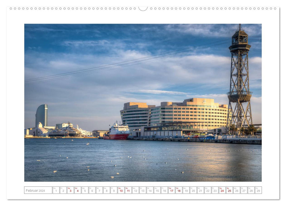 Barcelona: Hauptstadt Kataloniens (CALVENDO Premium Wandkalender 2024)