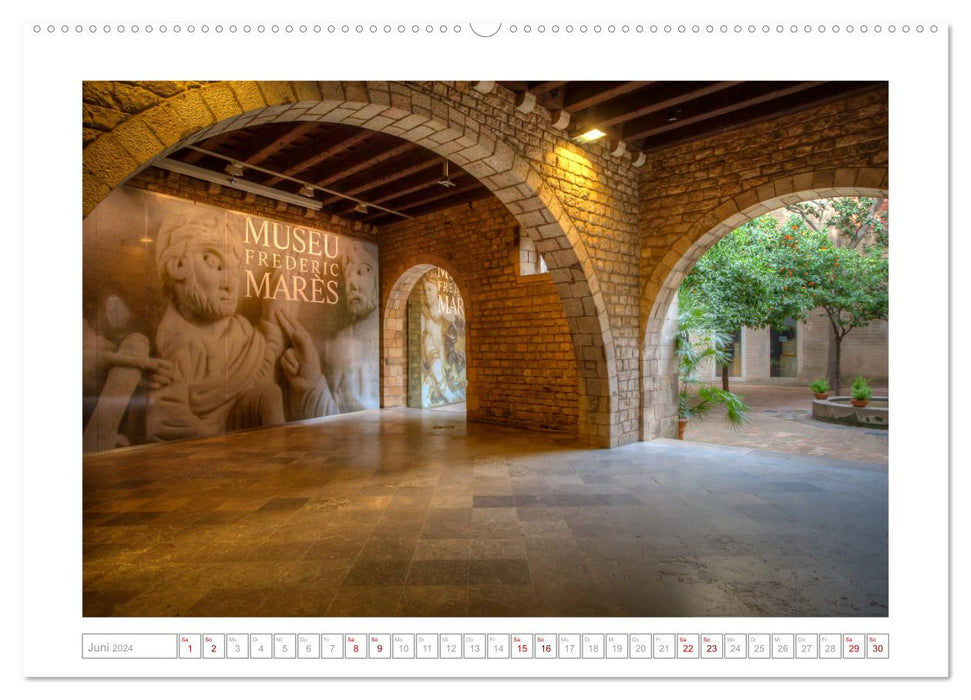 Barcelona: Hauptstadt Kataloniens (CALVENDO Premium Wandkalender 2024)