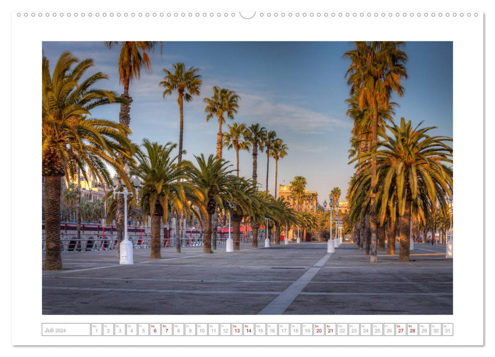 Barcelona: Hauptstadt Kataloniens (CALVENDO Premium Wandkalender 2024)