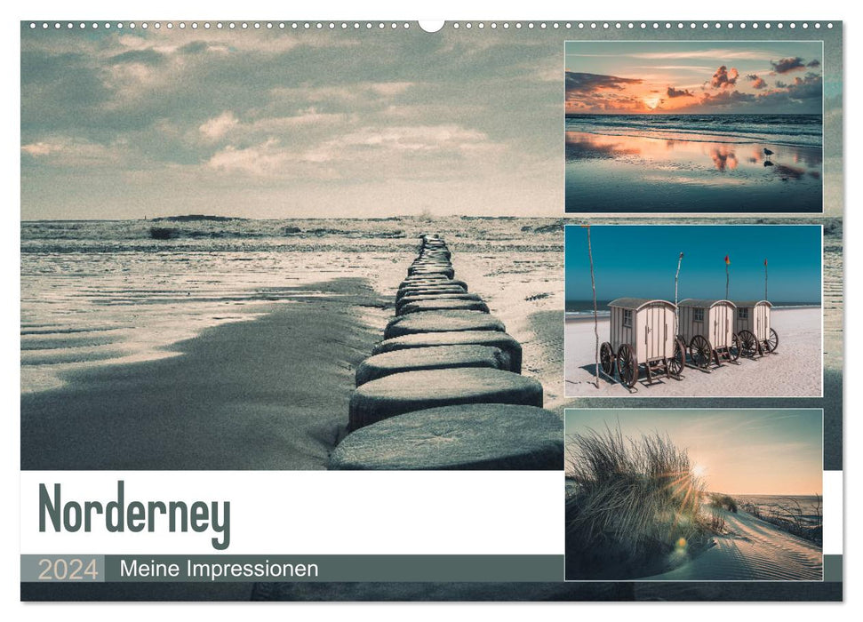 Mein Jahr auf Norderney (CALVENDO Wandkalender 2024)