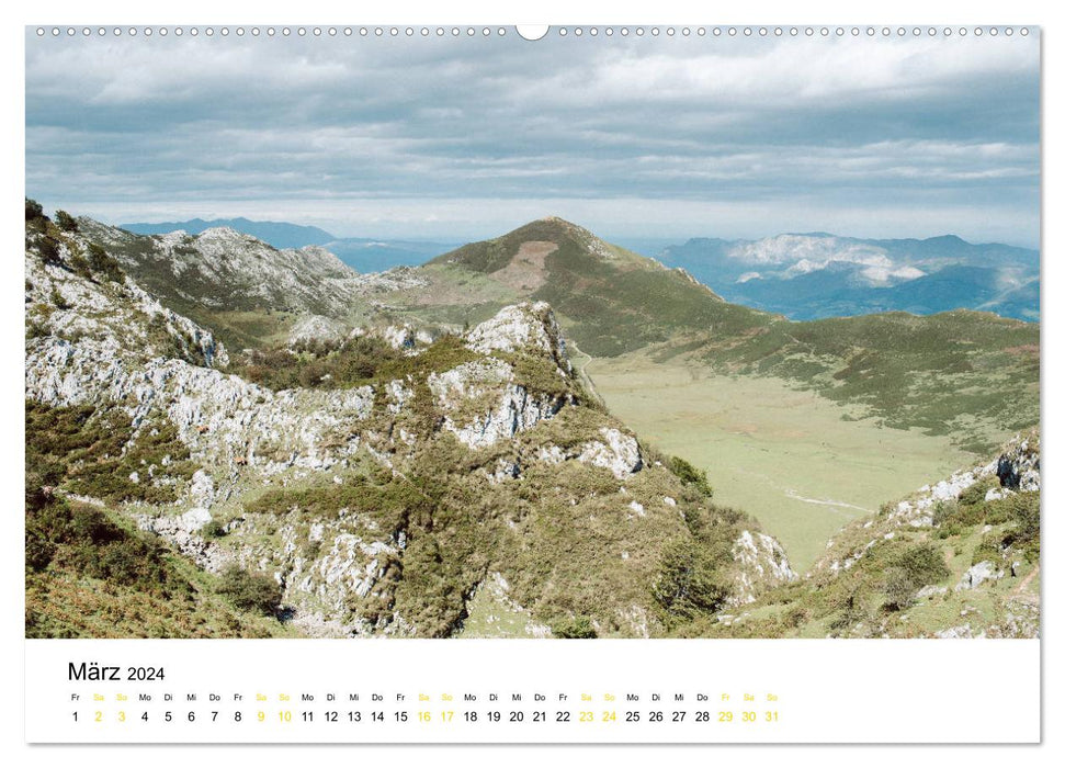 Asturias - From the coast to the peaks of Europe (CALVENDO wall calendar 2024)