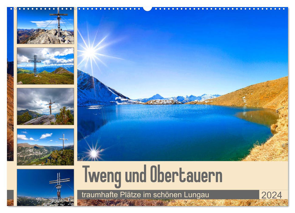 Tweng und Obertauern (CALVENDO Wandkalender 2024)