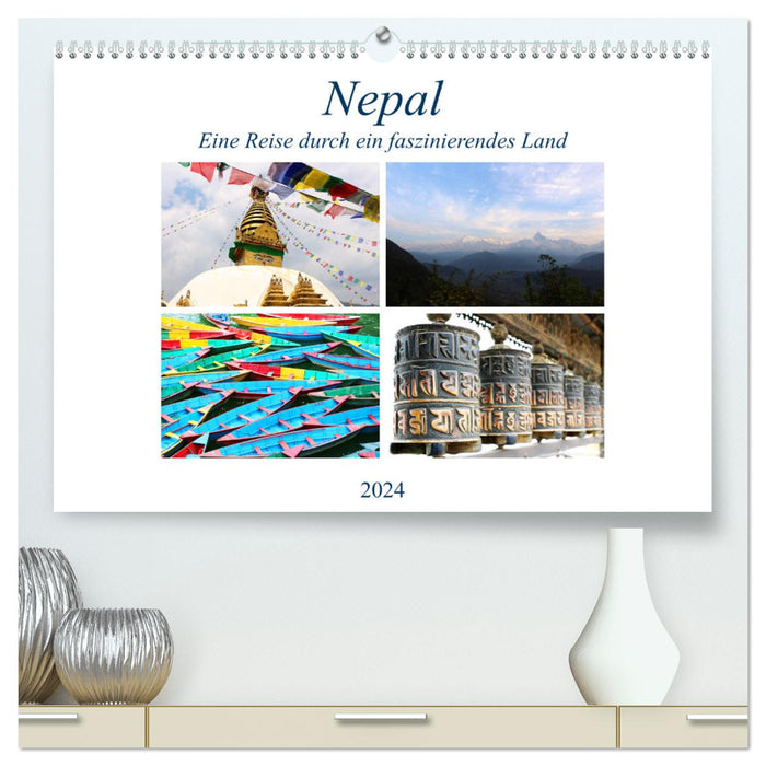 Nepal Eine Reise durch ein faszinierendes Land (CALVENDO Premium Wandkalender 2024)