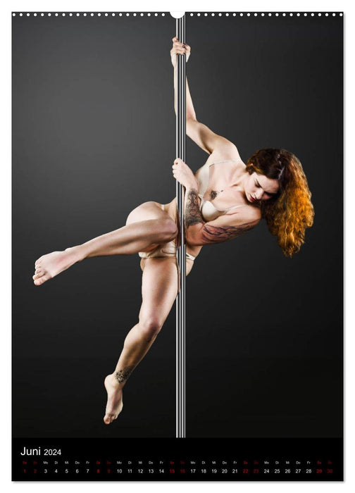 The art of pole dancing (CALVENDO Premium Wall Calendar 2024) 