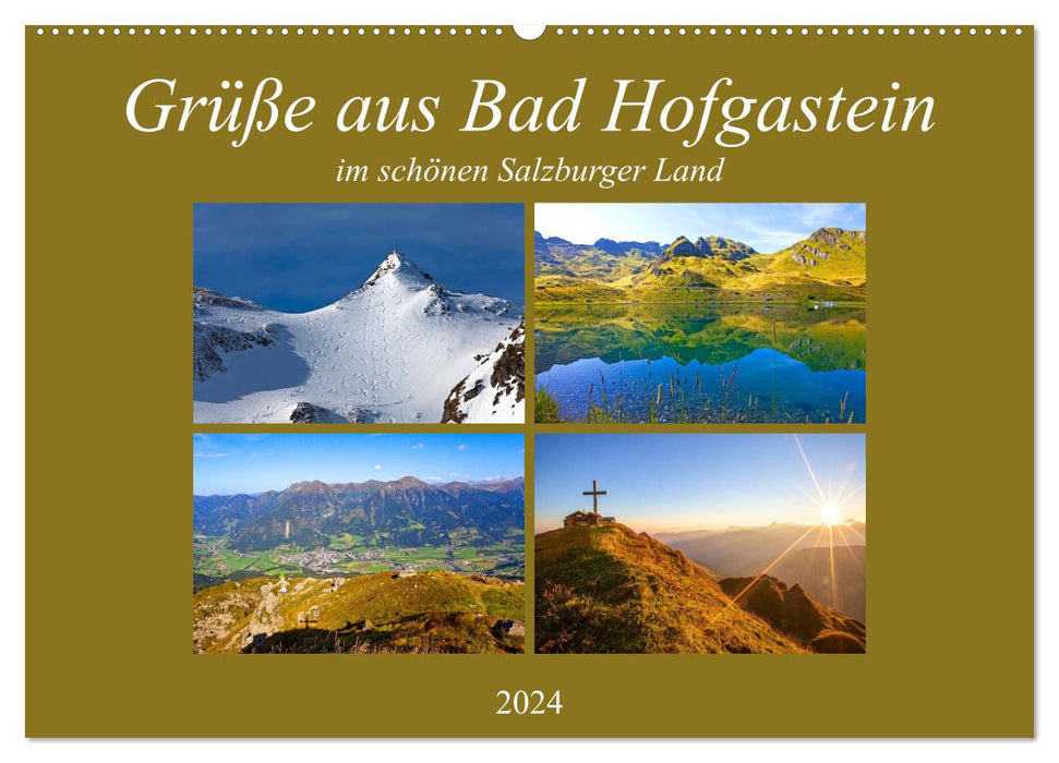 Greetings from Bad Hofgastein (CALVENDO wall calendar 2024) 