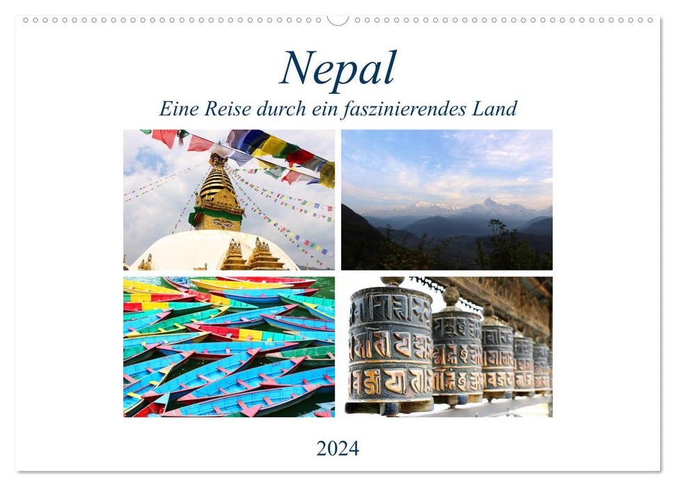 Nepal Eine Reise durch ein faszinierendes Land (CALVENDO Wandkalender 2024)