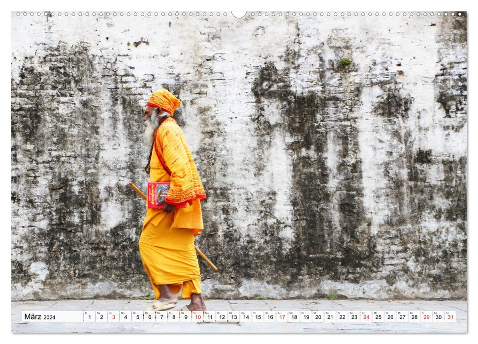 Nepal A journey through a fascinating country (CALVENDO wall calendar 2024) 
