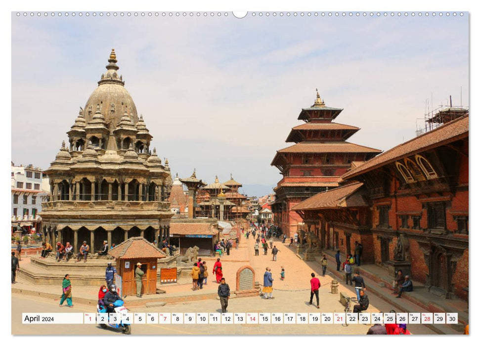 Nepal A journey through a fascinating country (CALVENDO wall calendar 2024) 