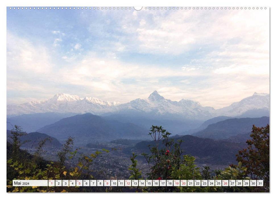 Nepal A journey through a fascinating country (CALVENDO wall calendar 2024) 