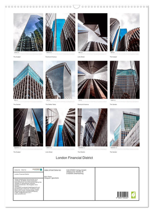 London Financial District (CALVENDO Wall Calendar 2024) 