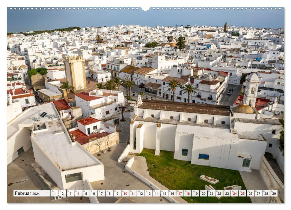 Andalusia's white villages (CALVENDO wall calendar 2024) 