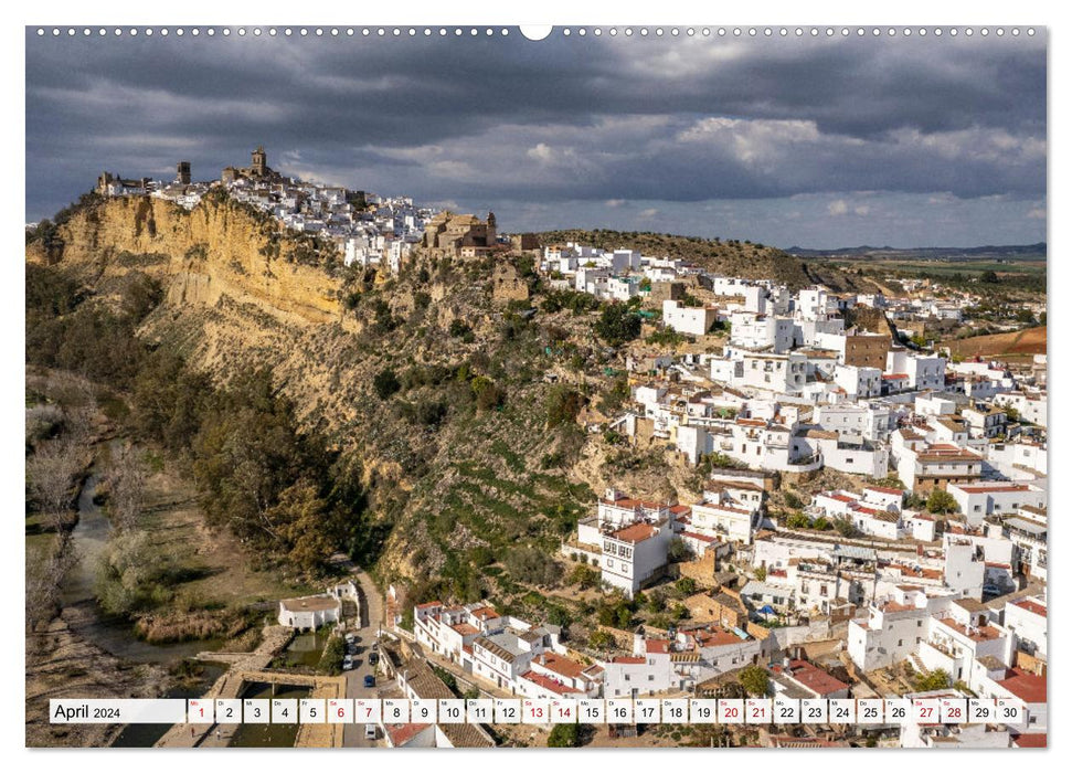 Andalusia's white villages (CALVENDO wall calendar 2024) 