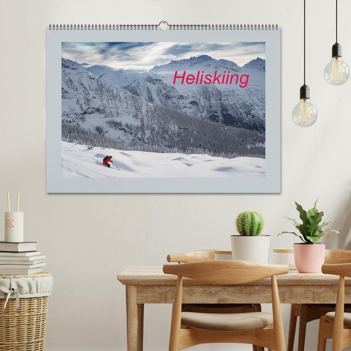 Heliskiing (CALVENDO wall calendar 2024) 