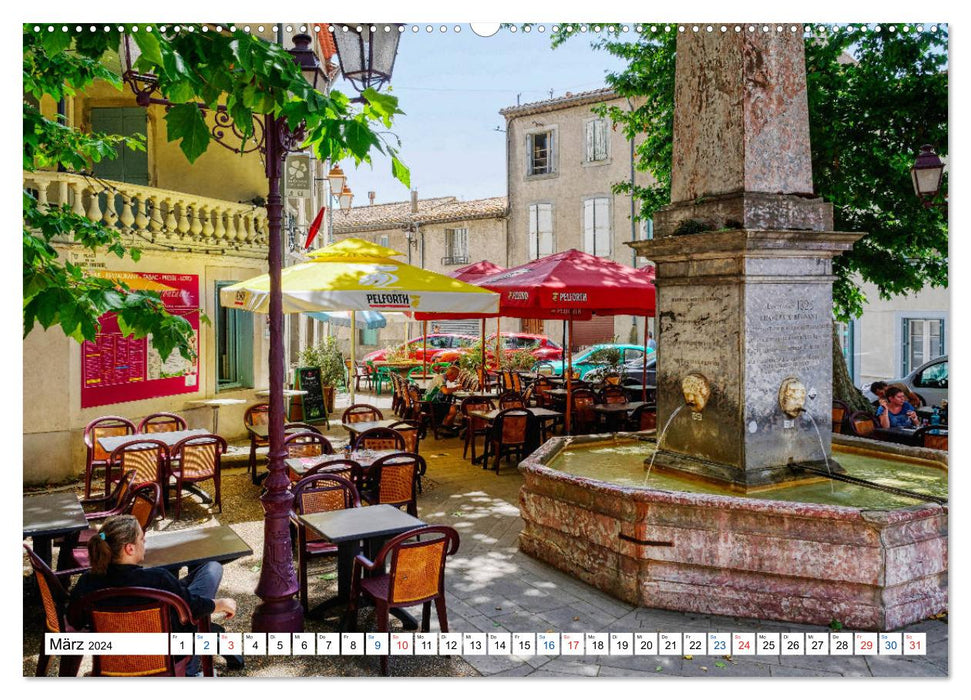 Caunes-Minervois - The City of Red Marble (CALVENDO Premium Wall Calendar 2024) 