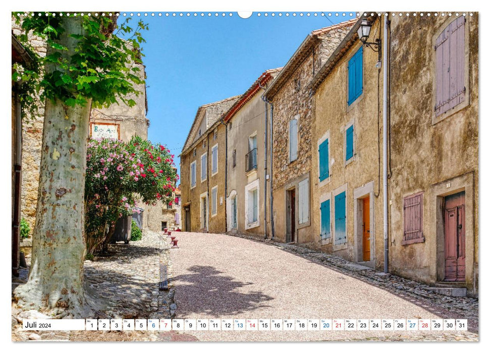 Caunes-Minervois - The City of Red Marble (CALVENDO Premium Wall Calendar 2024) 