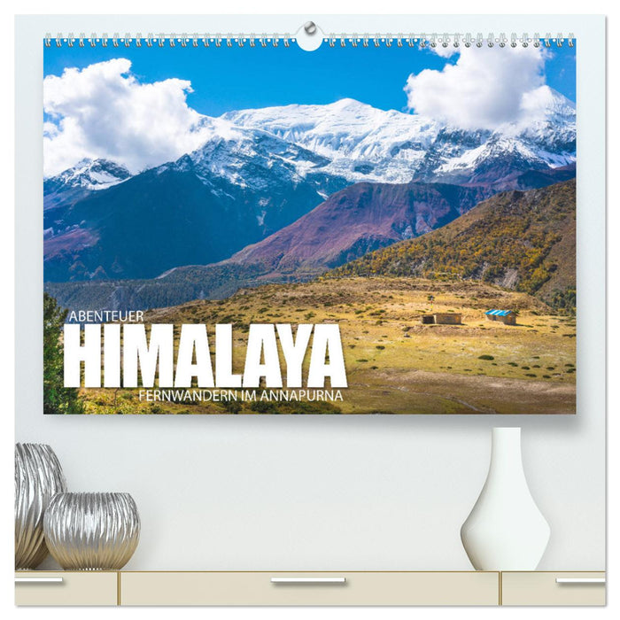 Abenteuer Himalaya - Fernwandern im Annapurna (CALVENDO Premium Wandkalender 2024)
