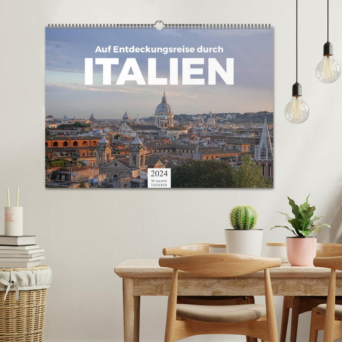 Auf Entdeckungsreise durch Italien (CALVENDO Wandkalender 2024)