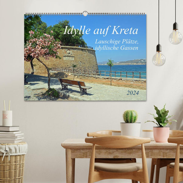 Idylle auf Kreta (CALVENDO Wandkalender 2024)