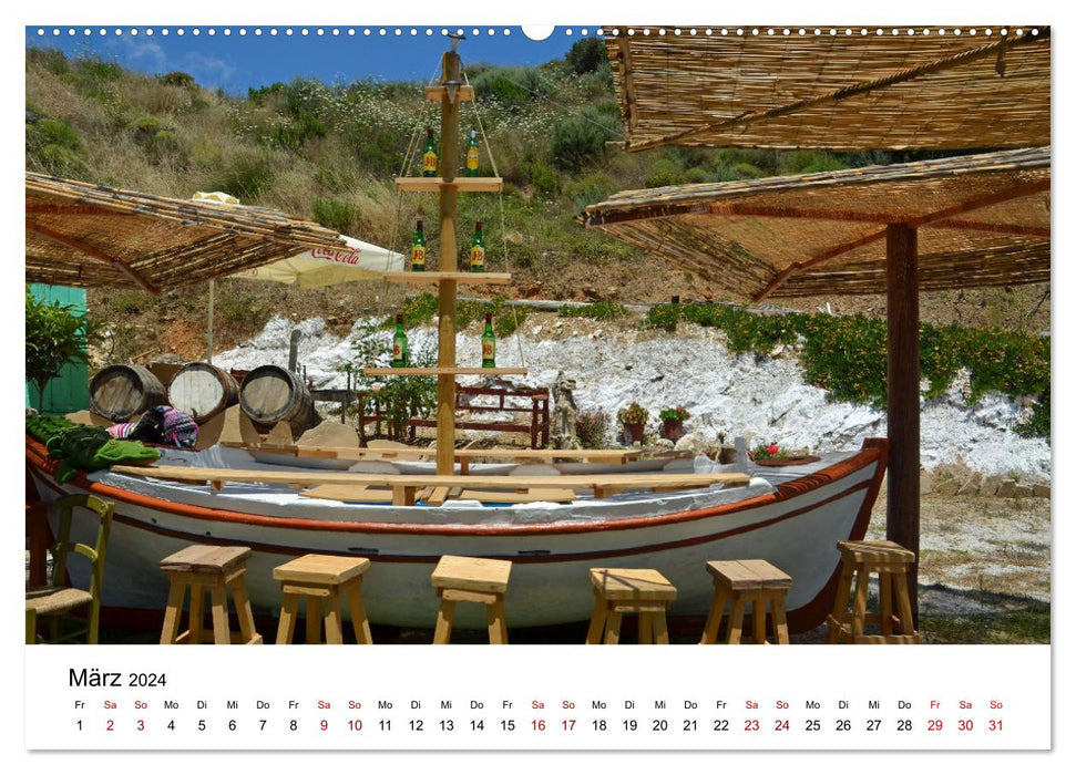 Idylle auf Kreta (CALVENDO Wandkalender 2024)