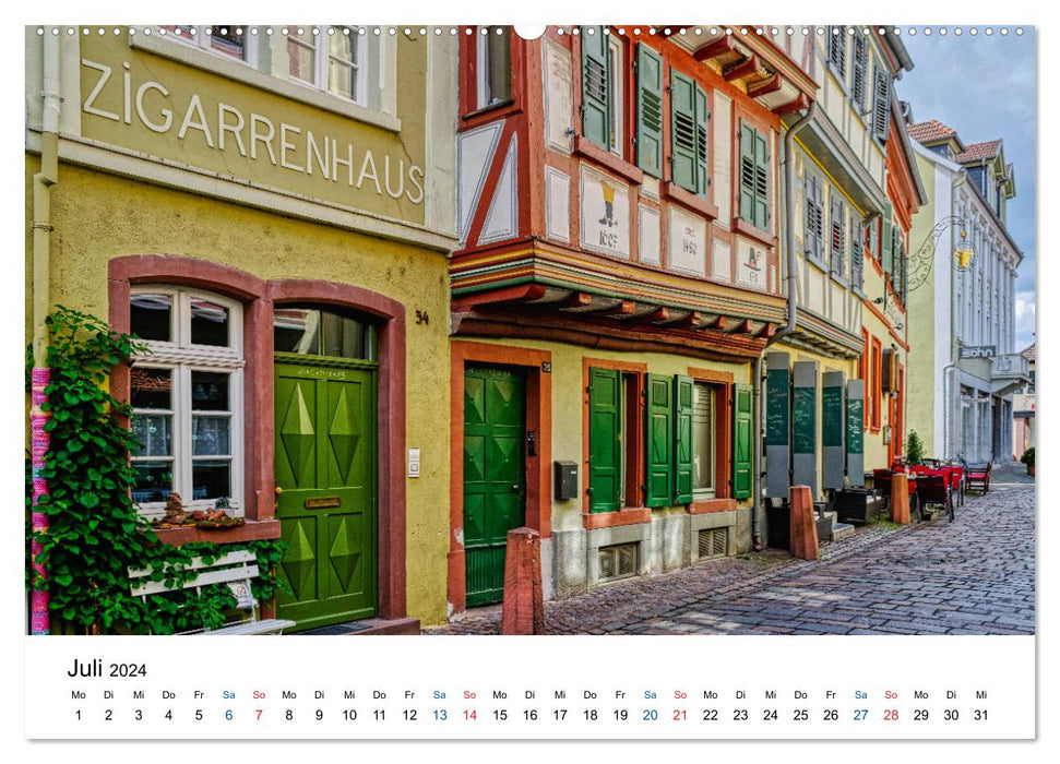 Ladenburg - Spätmittelalter am Neckar (CALVENDO Premium Wandkalender 2024)