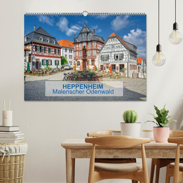 Heppenheim - Odenwald pittoresque (Calendrier mural CALVENDO 2024) 