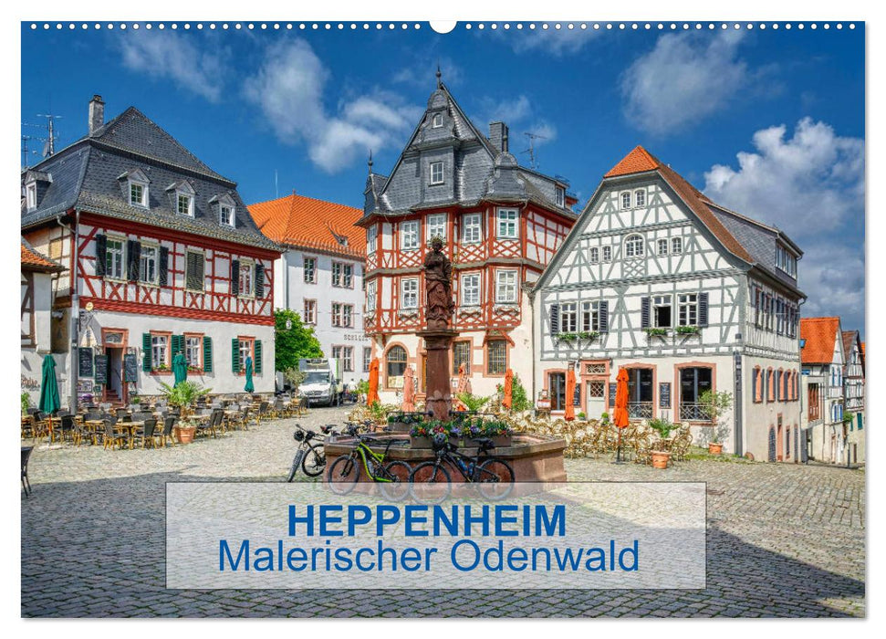 Heppenheim - Odenwald pittoresque (Calendrier mural CALVENDO 2024) 