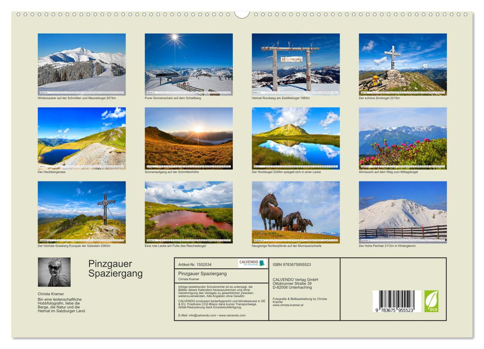 Pinzgauer Spaziergang (CALVENDO Premium Wandkalender 2024)