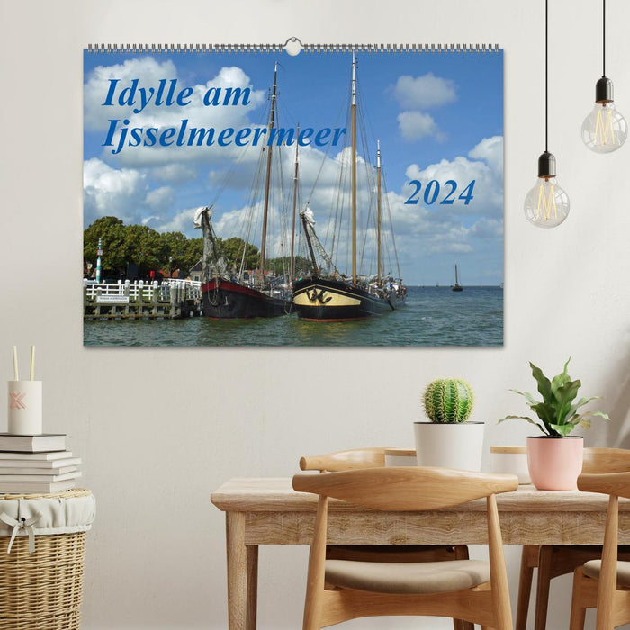 Idyll at the IJsselmeer (CALVENDO wall calendar 2024) 