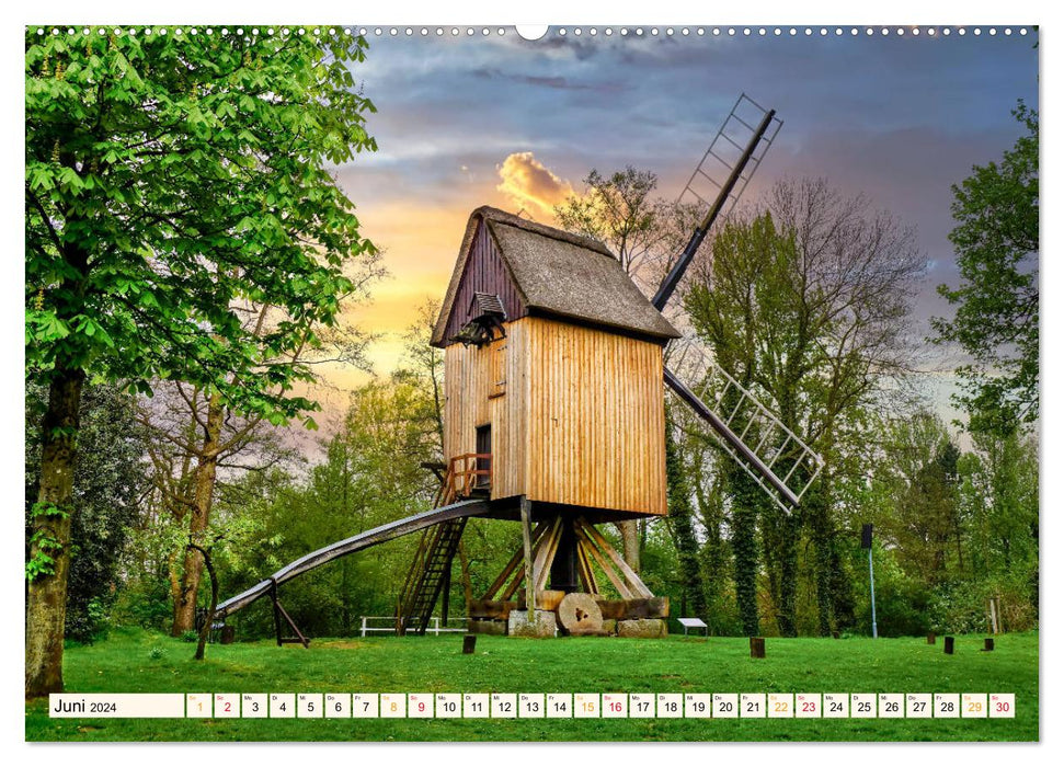 Travel through Germany - Hanseatic City of Stade (CALVENDO Premium Wall Calendar 2024) 