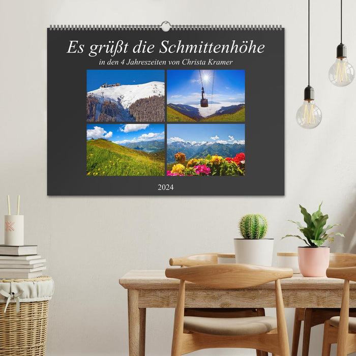 Greetings from the Schmittenhöhe (CALVENDO wall calendar 2024) 