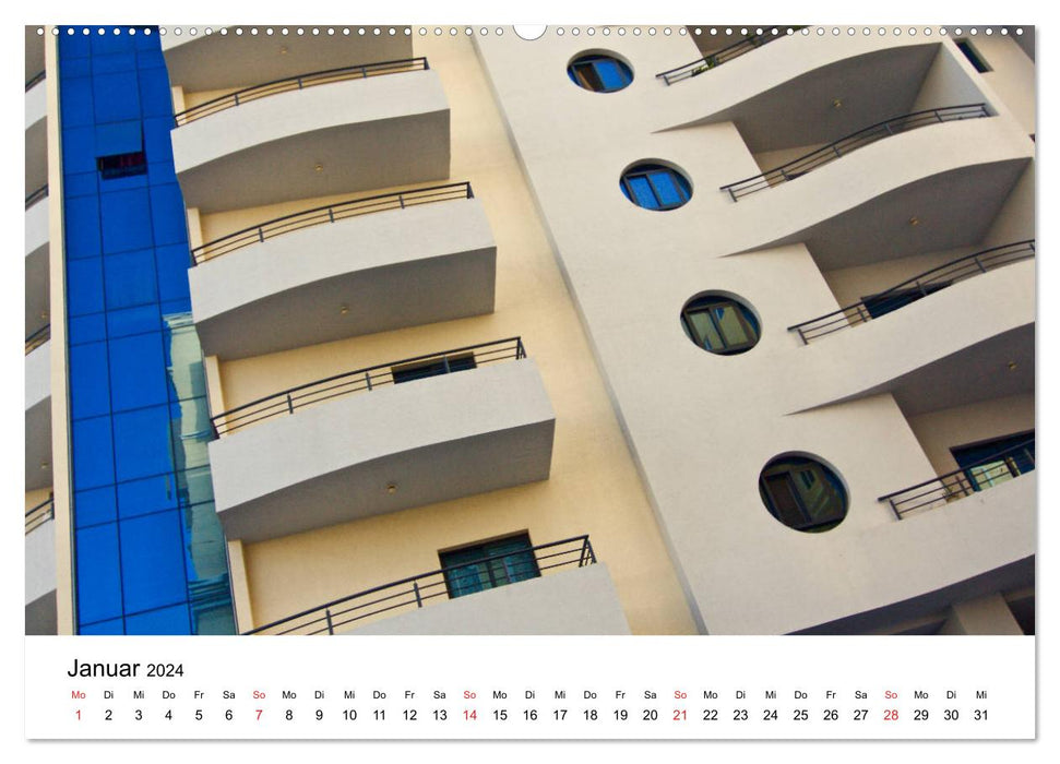 MUSCAT facades (CALVENDO Premium Wall Calendar 2024) 