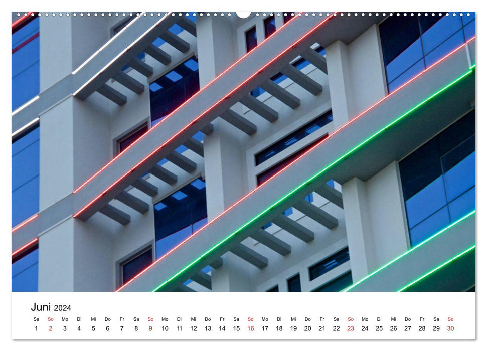 MUSCAT facades (CALVENDO Premium Wall Calendar 2024) 