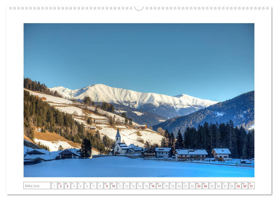 Alto Adige: The Isarco Valley and the surrounding area (CALVENDO Premium Wall Calendar 2024) 