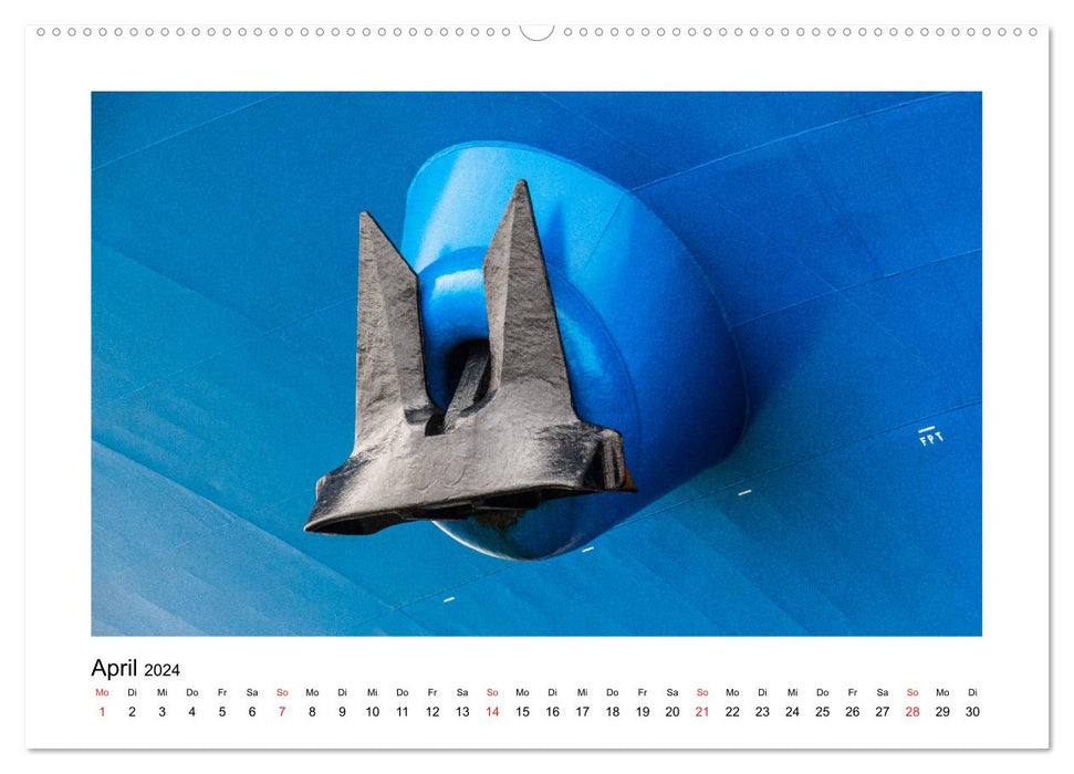 Hamburger Hafen - In der Welt der Container-Riesen (CALVENDO Wandkalender 2024)