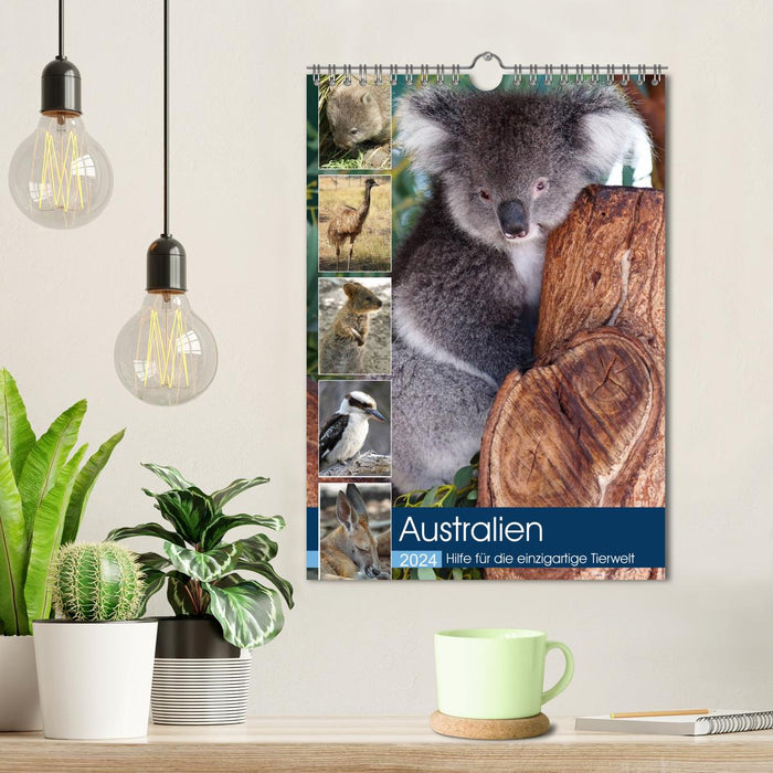 Australien - Hilfe für die einzigartige Tierwelt (CALVENDO Wandkalender 2024)