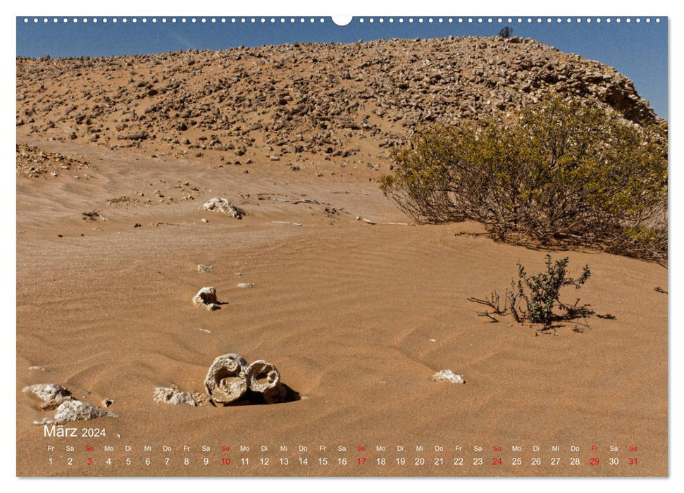 OMAN Farben und Formen der Wüste (CALVENDO Wandkalender 2024)