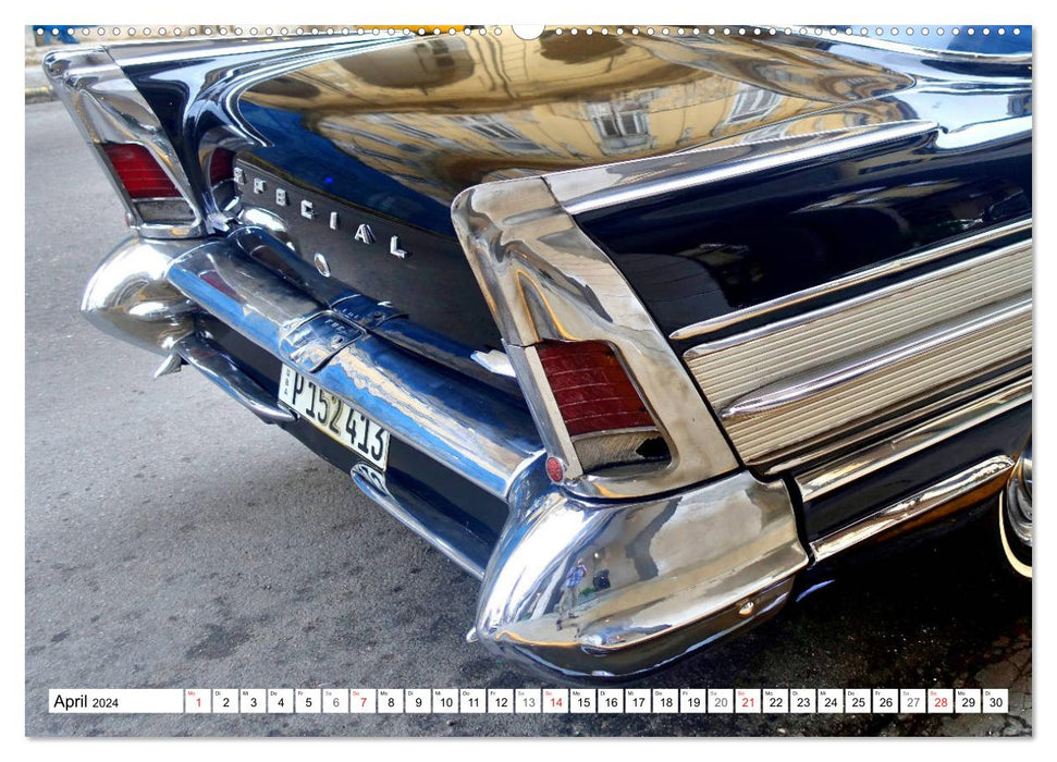 Fin carrier. Spectacular vintage cars from the fifties (CALVENDO Premium Wall Calendar 2024) 