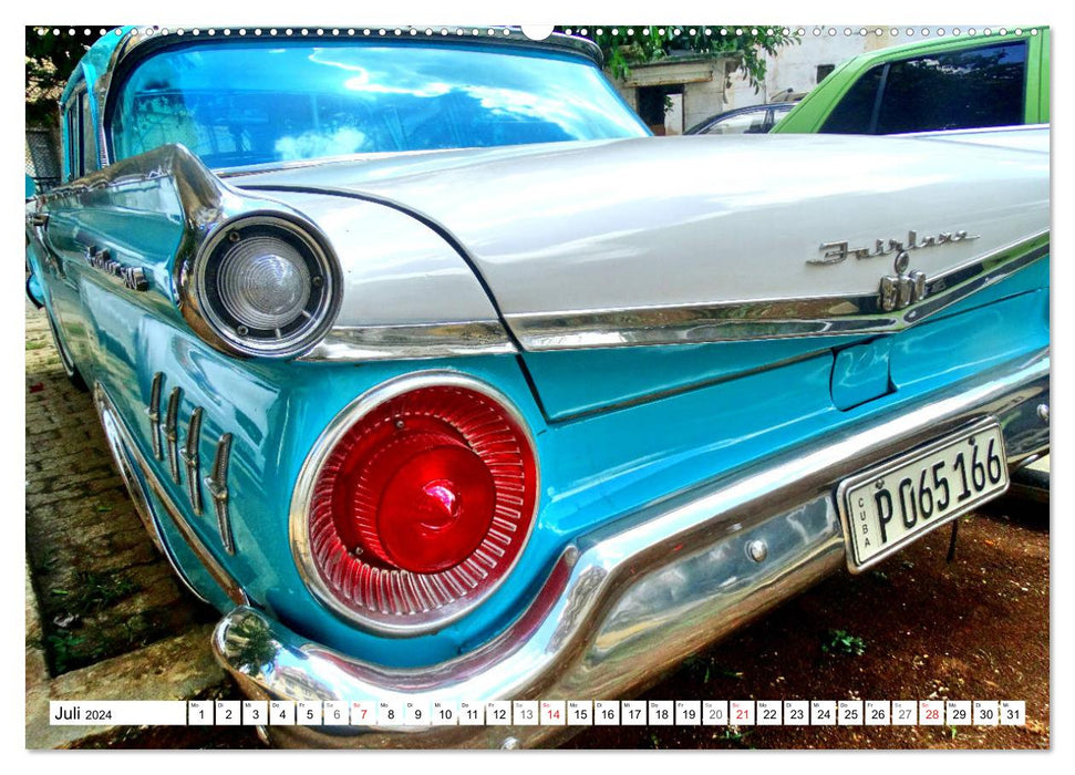 Fin carrier. Spectacular vintage cars from the fifties (CALVENDO Premium Wall Calendar 2024) 