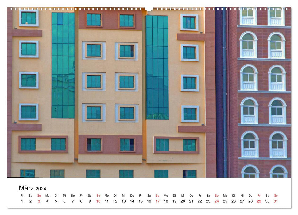 MUSCAT Fassaden (CALVENDO Wandkalender 2024)