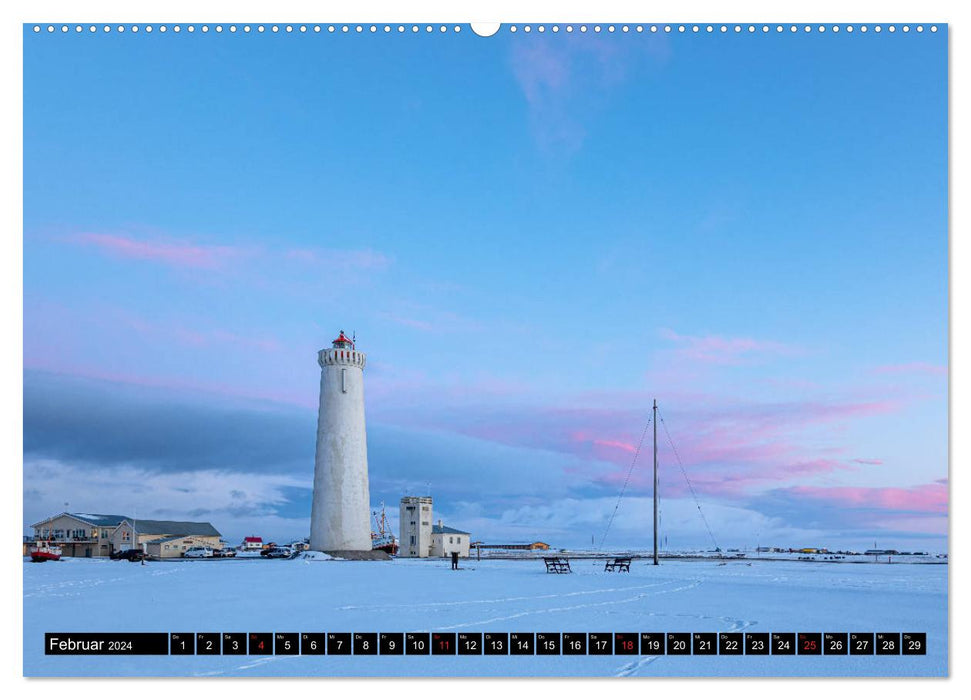 Lighthouses - on Europe's coasts (CALVENDO wall calendar 2024) 