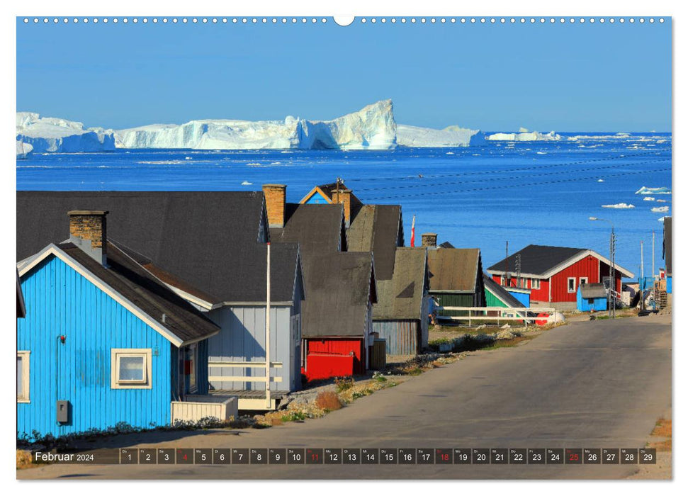 Groenland - Ilulissat et Disko Bay (Calvendo Premium Wall Calendar 2024) 