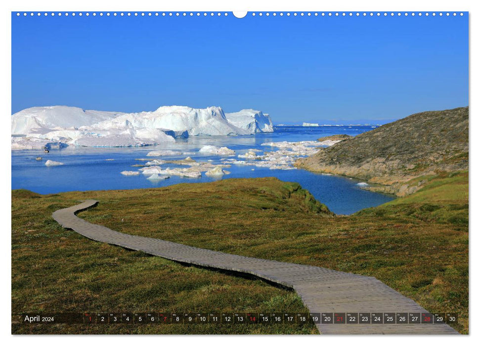 Groenland - Ilulissat et Disko Bay (Calvendo Premium Wall Calendar 2024) 