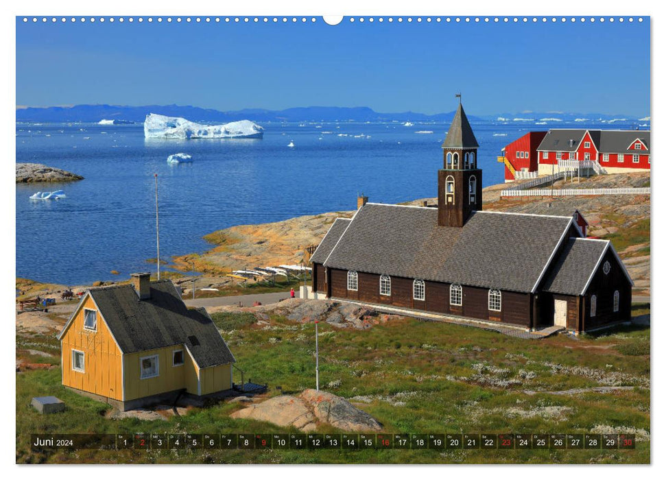Grönland - Ilulissat und die Diskobucht (CALVENDO Premium Wandkalender 2024)