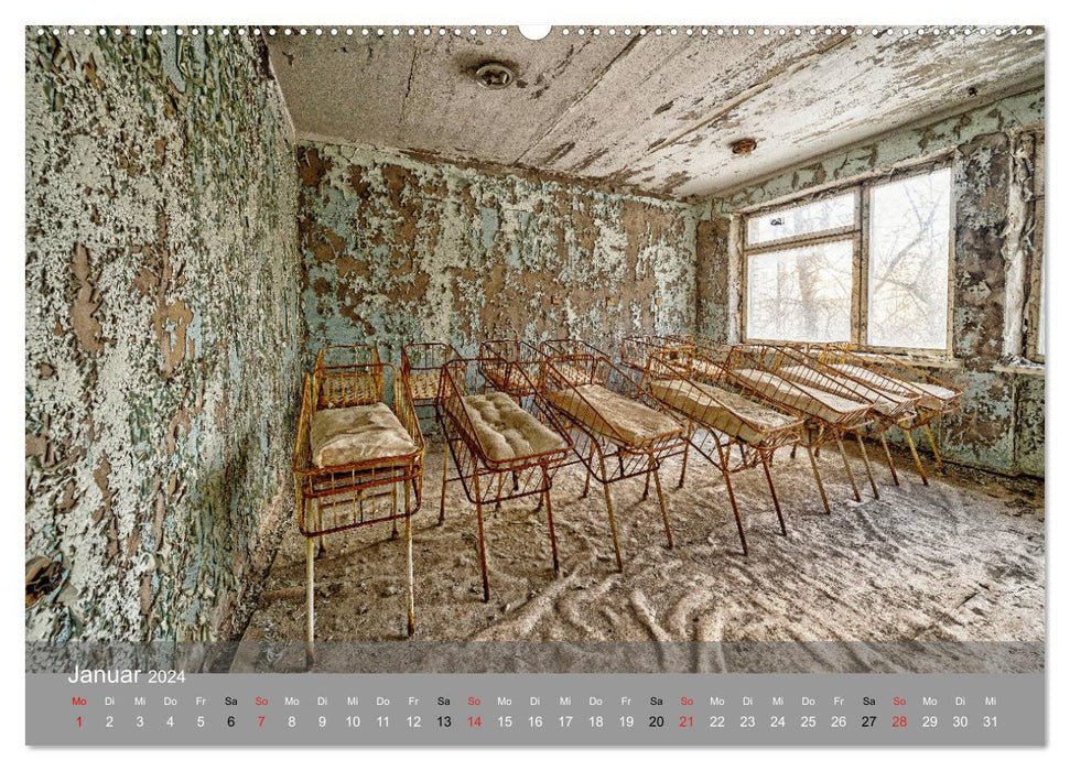 Chernobyl - In the Exclusion Zone (CALVENDO Premium Wall Calendar 2024) 